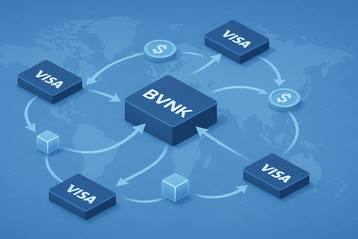 Visa 与 BVNK 推进稳定币支付：为 Visa Direct 增添预注资与稳定币出款能力
